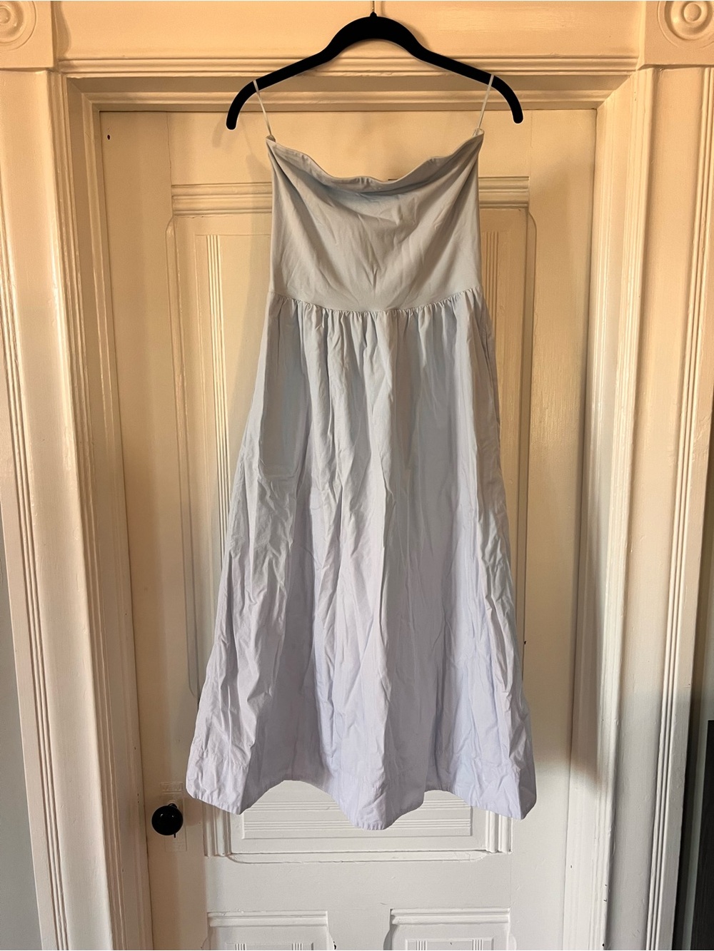Aritzia Strapless Light Blue Sundress